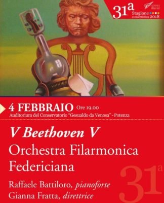 Potenza, il 4 febbraio concerto dedicato a Ludwig Van Beethoven